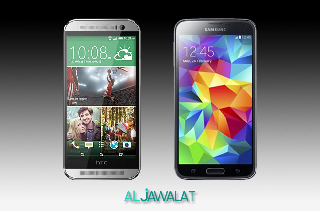 HTC_ONE_M8_versus_Samsung_Galaxy_s5